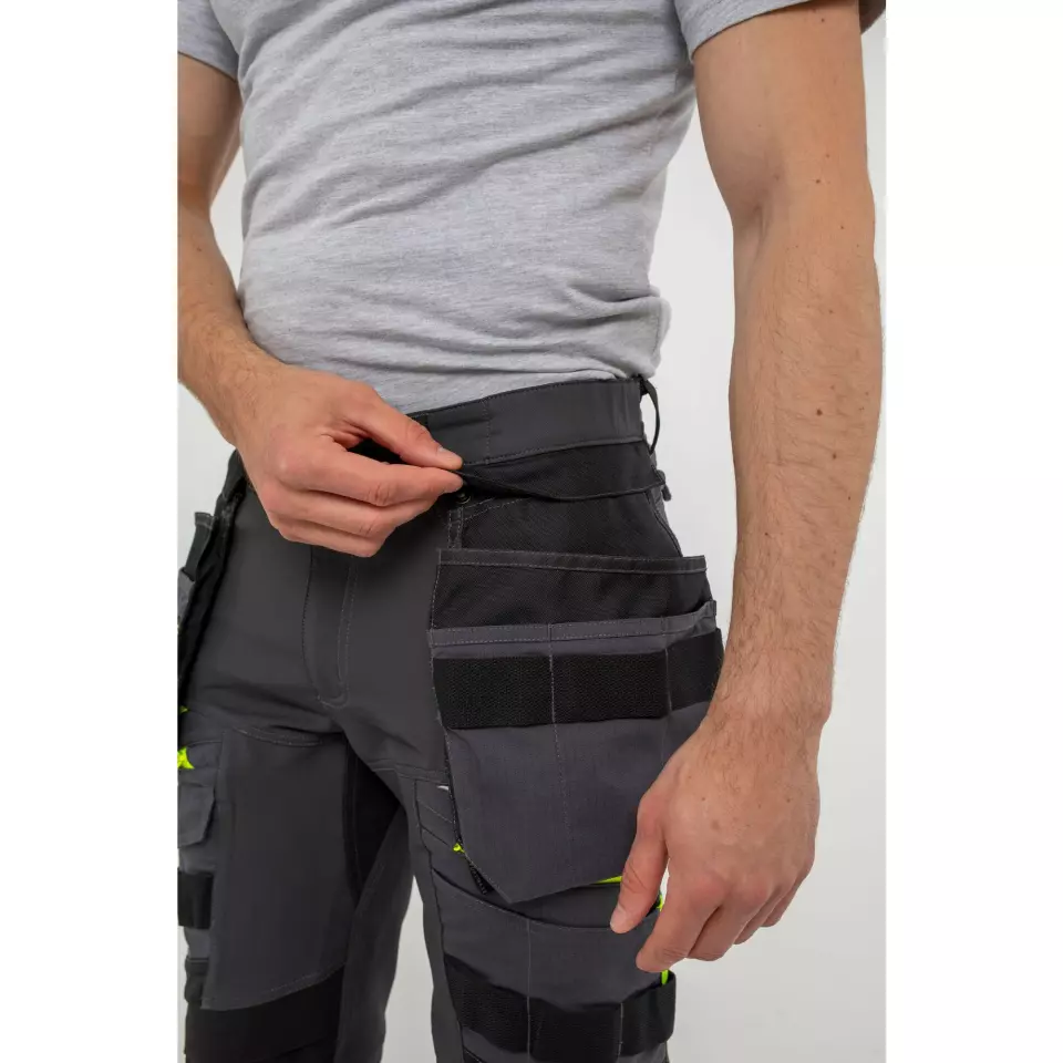 Material · Elastane, Cotton, Nylon, Polyester, Fabric feature highlight
