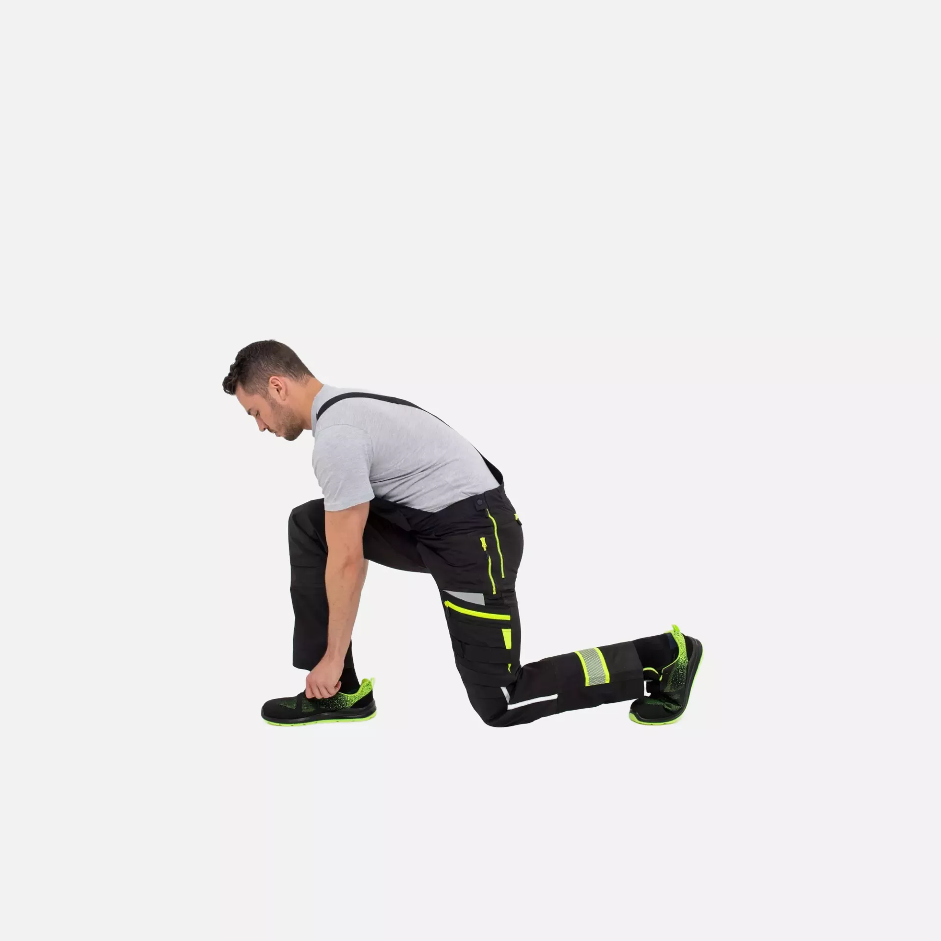 Portwest DX441BKR, DX4 Work Bib and Brace, Black, image 9