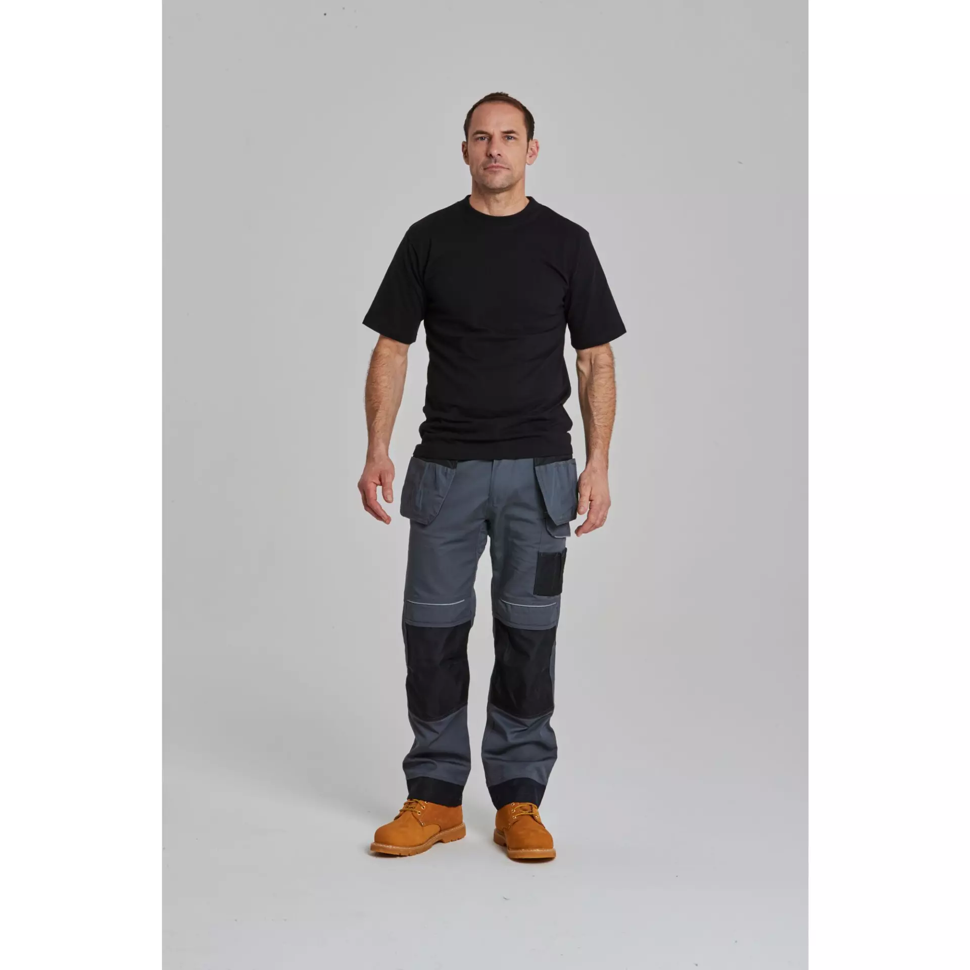 Portwest T602ZBR, PW3 Holster Work Trousers, Zoom Grey/Black, image 5