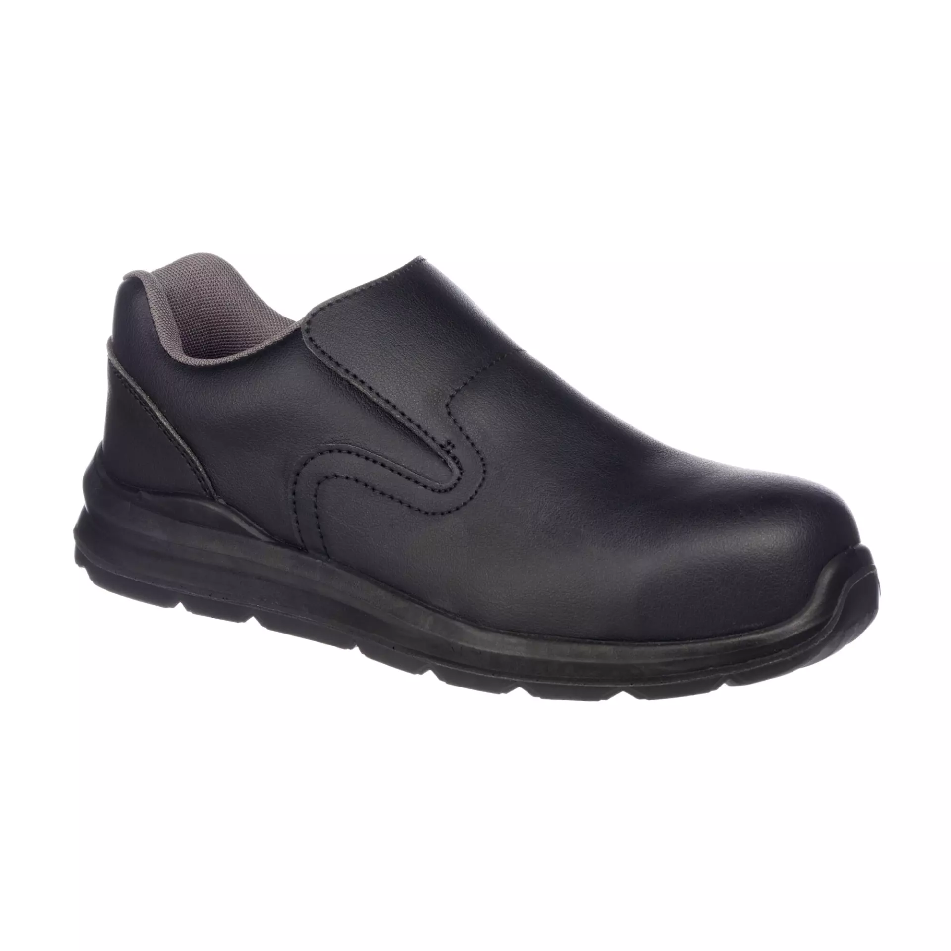 Portwest FD62BKR, Compositelite Slip On Safety Trainer S2 SRC, Black, image 1