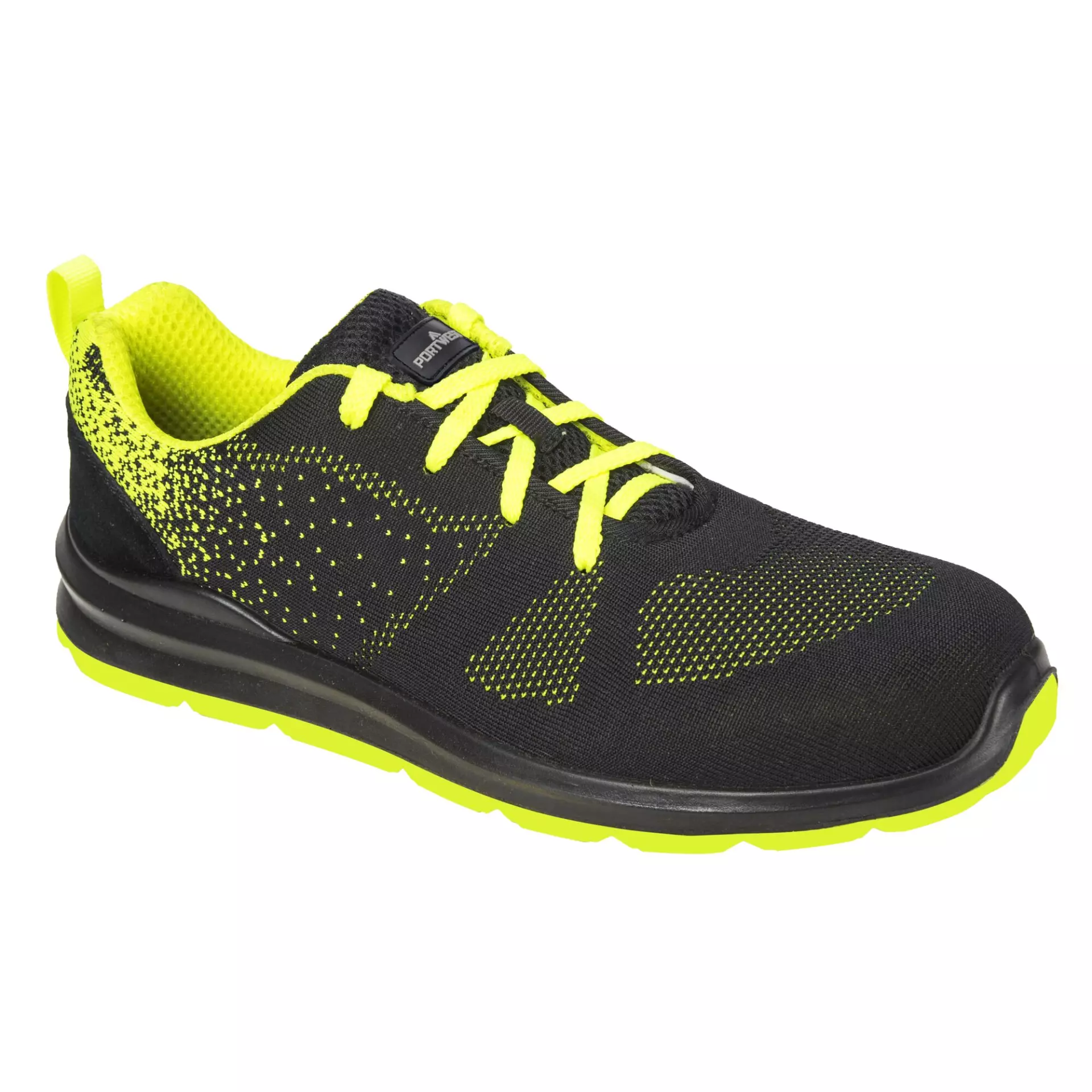 Portwest FT25BGN, Steelite Aire Trainer S1P, Black/Green, image 1