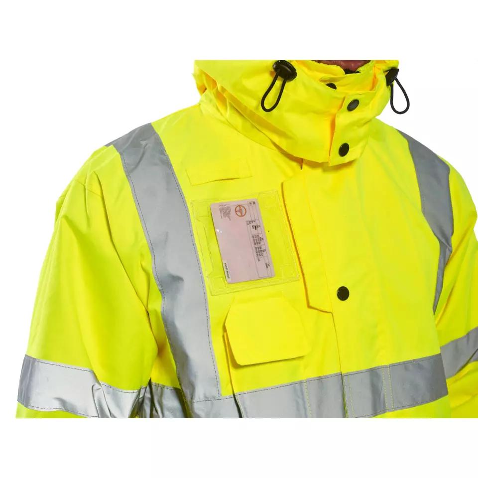 Portwest S427YER, Hi-Vis Breathable 7-in-1 Traffic Jacket, Yellow, image 4, gallery thumbnail
