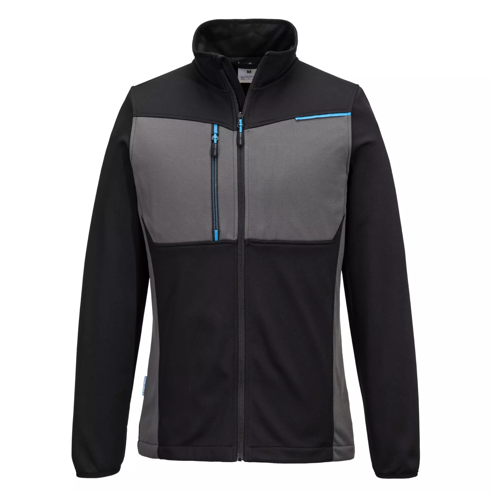 Portwest T756BKR, WX3 Full Zip Tech Fleece, Black
