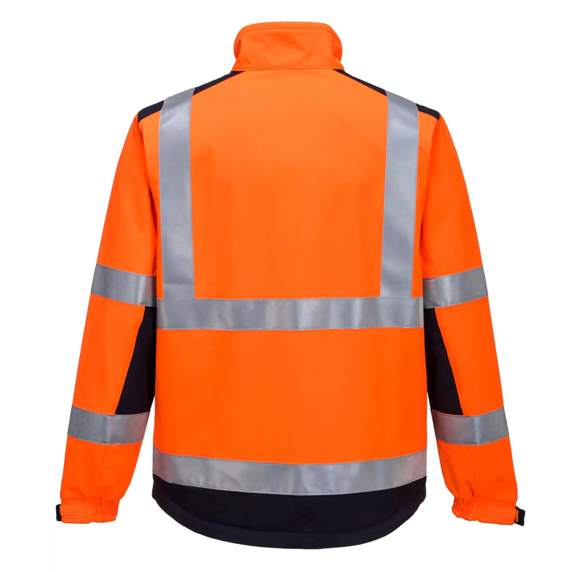 Portwest MV72ONR, Modaflame Multi Norm Arc Softshell Jacket, Orange/Navy, image 2