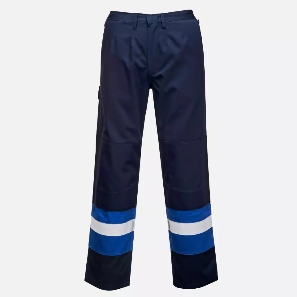 Portwest FR56NRR, Bizflame Work FR Trousers, Navy/Royal, image 1, gallery thumbnail