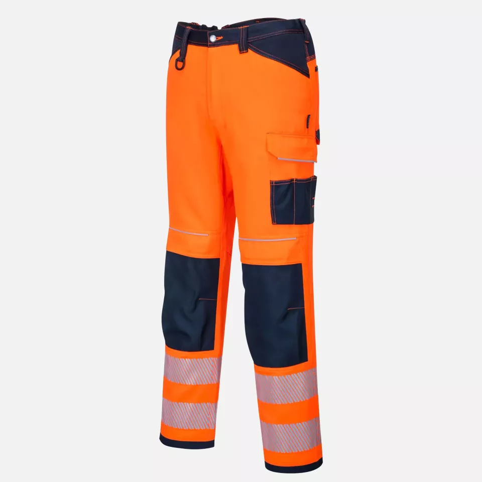 Portwest PW340ONR, PW3 Hi-Vis Arbeitshose, Orange/Marine, image 1, gallery thumbnail