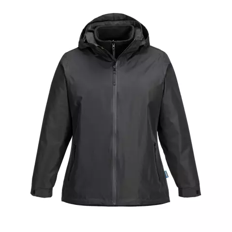 Portwest Women's 3-in-1 Jacket, Black