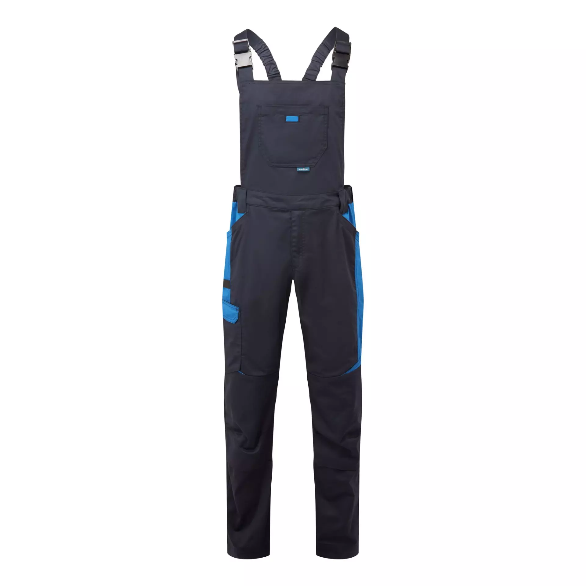 Portwest T746DNR, WX3 Industrial Wash Bib and Brace, Dark Navy