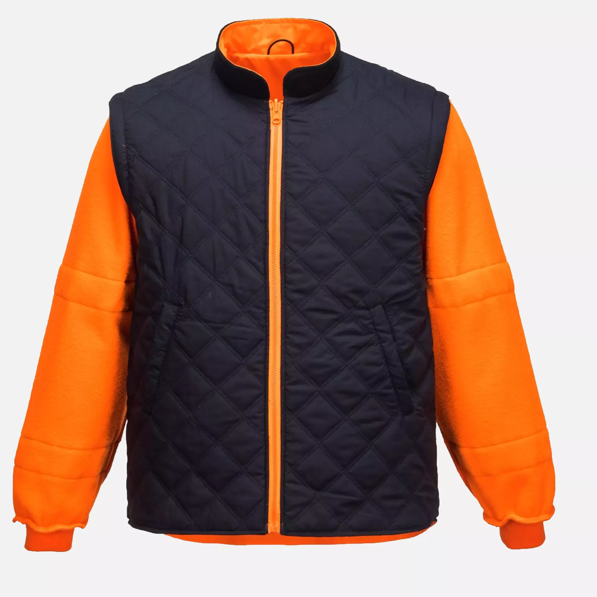 Portwest RT27ORR, Hi-Vis Breathable 7-in-1 Traffic Jacket, Orange, image 10