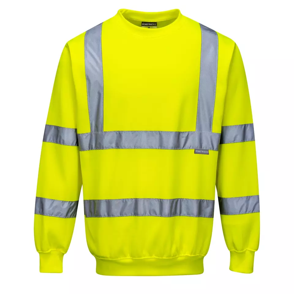 Portwest B303YER, Hi-Vis Sweatshirt, Yellow