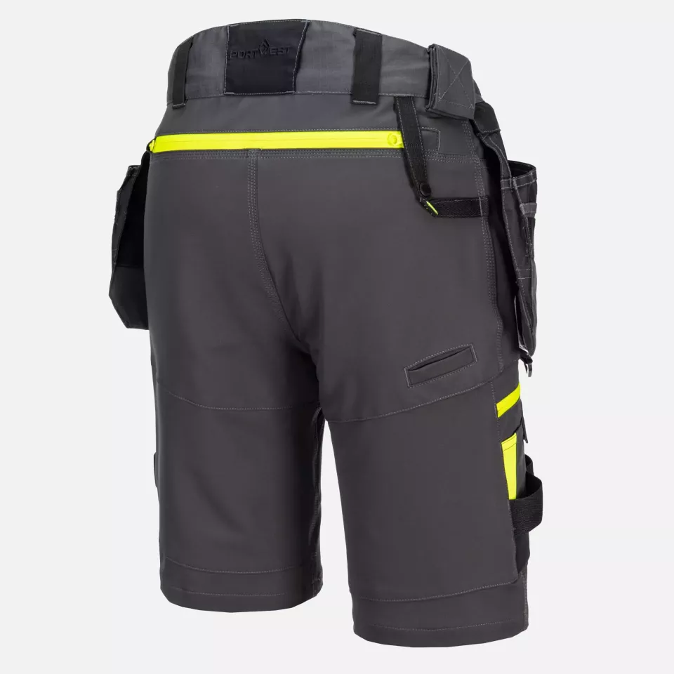 Portwest DX444MGR, DX4 Shorts mit abnehmbaren Holstertaschen, Metallgrau, image 4, gallery thumbnail