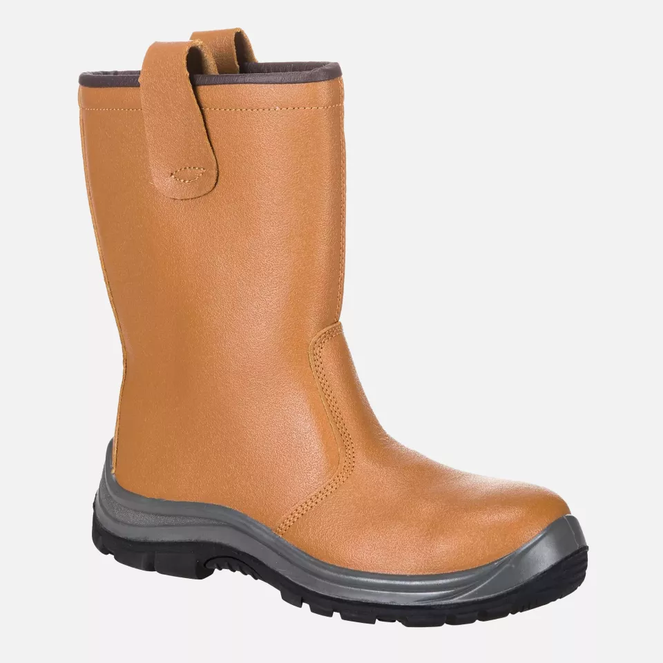 Portwest FW12TAR, Steelite Rigger Boot S1P CI HRO, Tan, image 1, gallery thumbnail