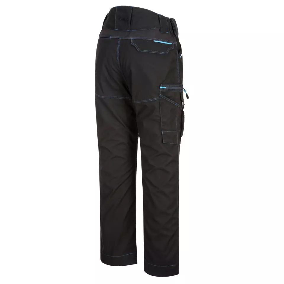 Portwest T711BKR, WX3 Service Trousers, Black, image 4, gallery thumbnail