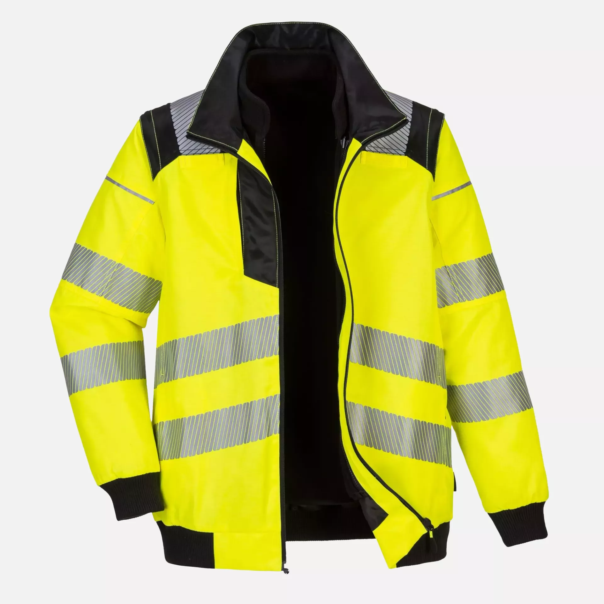 Portwest PW302YBR, PW3 Hi-Vis 3-in-1 Pilot Jacket, Yellow/Black, image 5