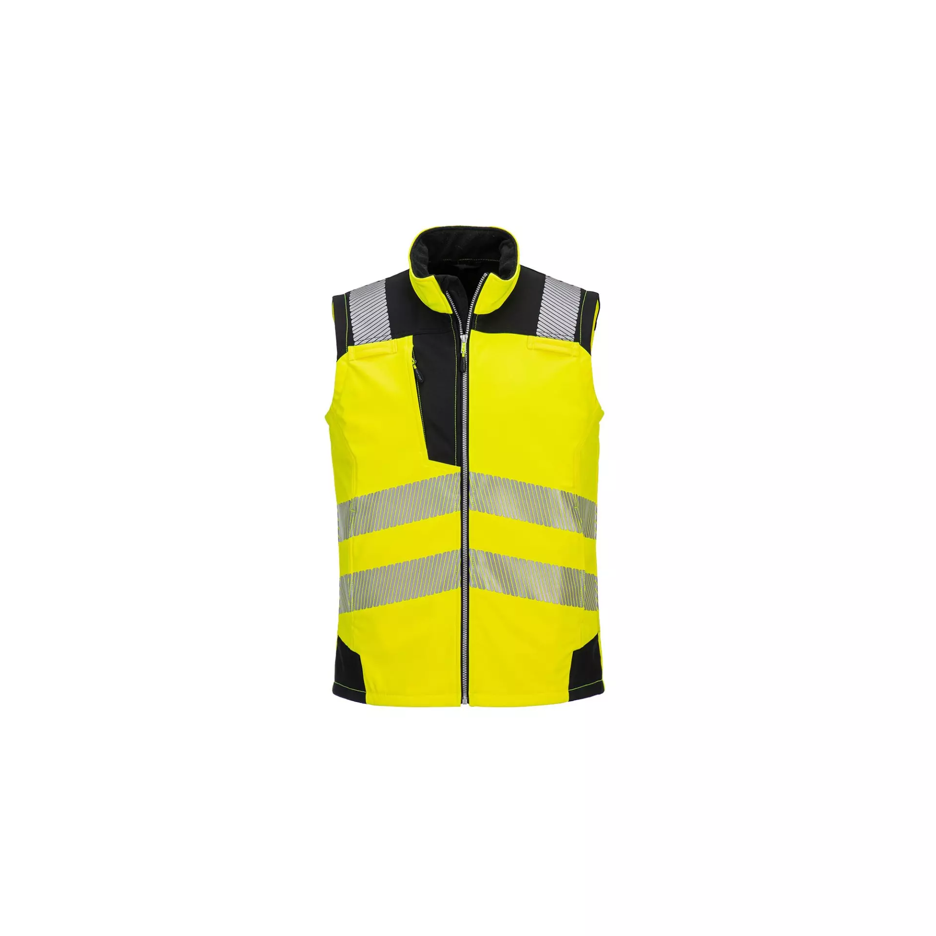Portwest PW325YBR, Hi-Vis Softshell Gilet (3L), Yellow/Black, image 1