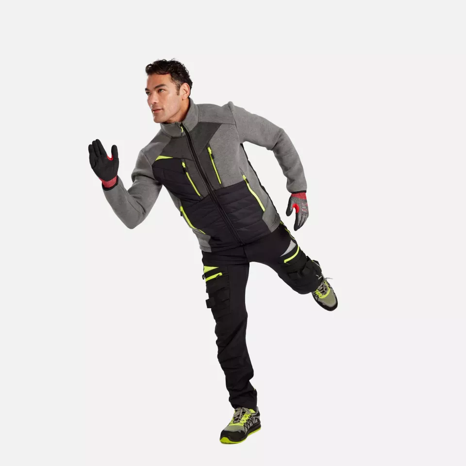 Portwest DX471MGR, DX4 Hybrid Baffle Jacket, Metal Grey, image 5, gallery thumbnail