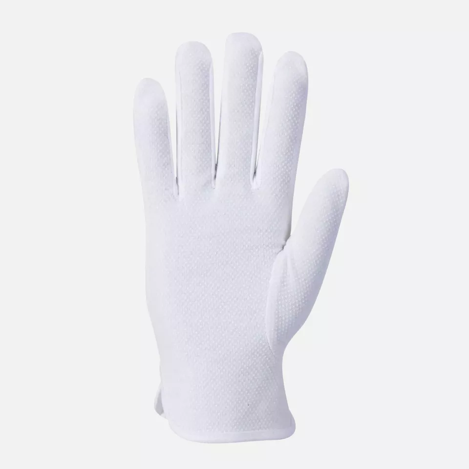 Portwest A080WHR, Microdot Glove, White, image 2, gallery thumbnail