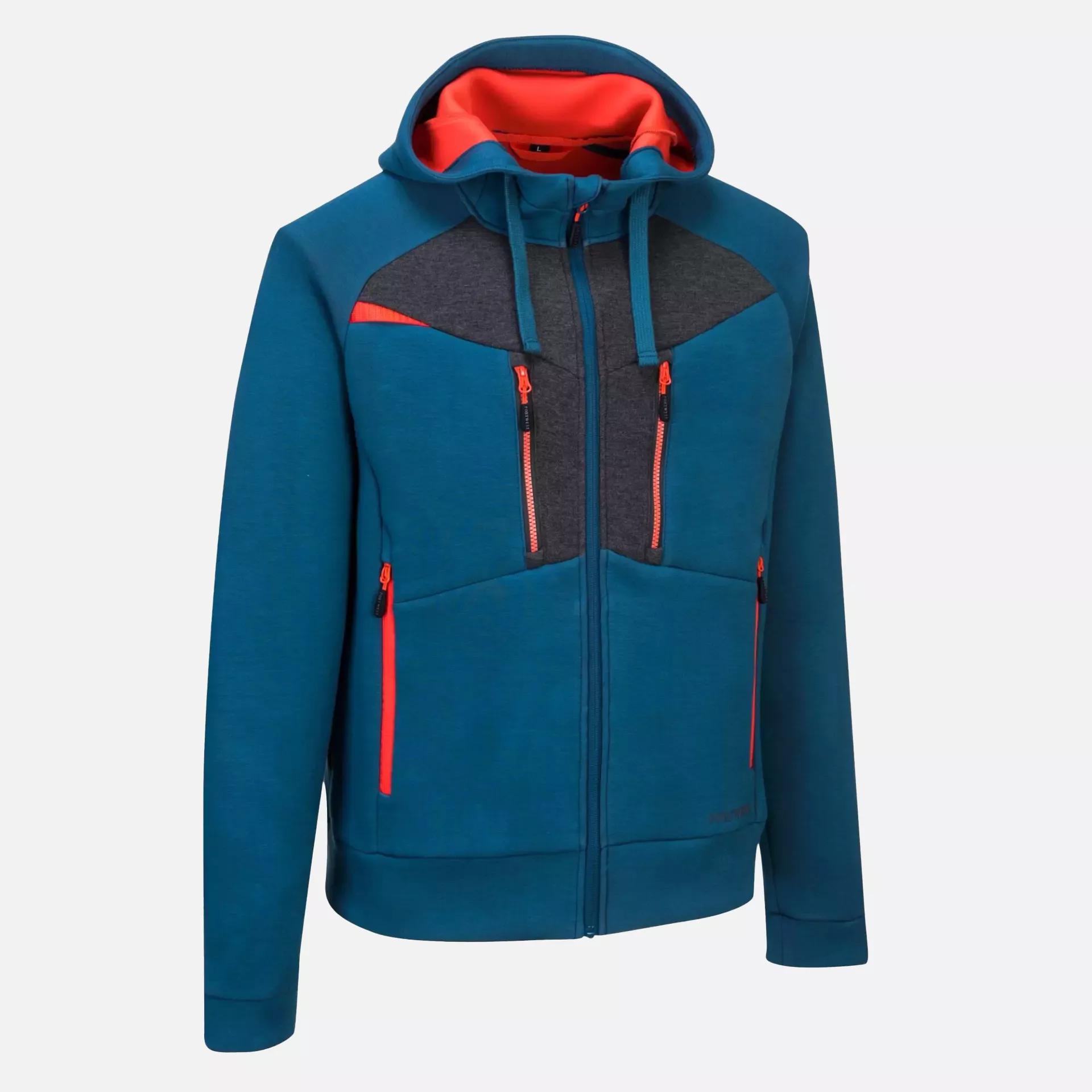 Portwest DX472MBR, DX4 Zipped Hoodie, Metro Blue, image 4