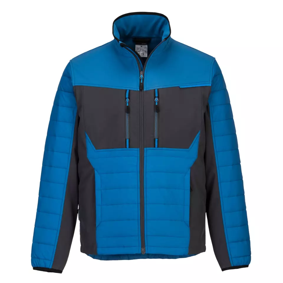 Portwest T752PBR, WX3 Hybrid Baffle Jacket, Persian Blue, image 1, gallery thumbnail