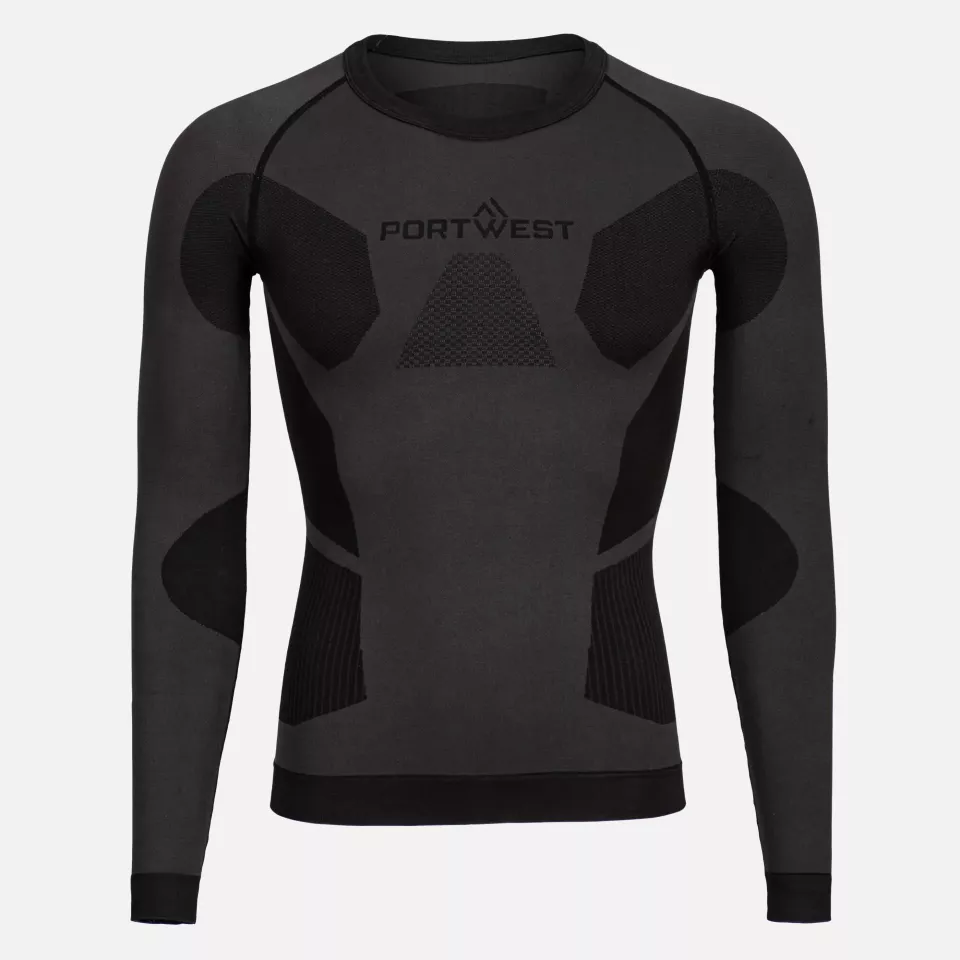 Portwest B173CHA, Dynamic Air Baselayer Oberteil, Anthrazit, image 1, gallery thumbnail