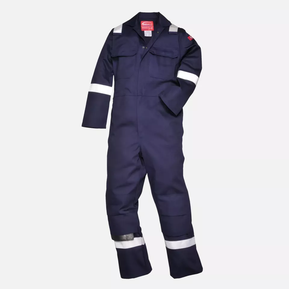 Portwest BIZ5NAR, Bizweld Iona FR Coverall, Navy, image 2, gallery thumbnail