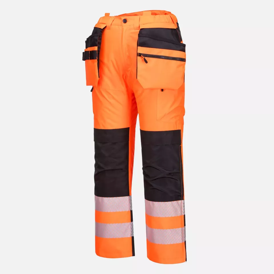 Portwest PW351OBR, PW3 Hi-Vis Winterhose, Orange/Schwarz, image 7, gallery thumbnail