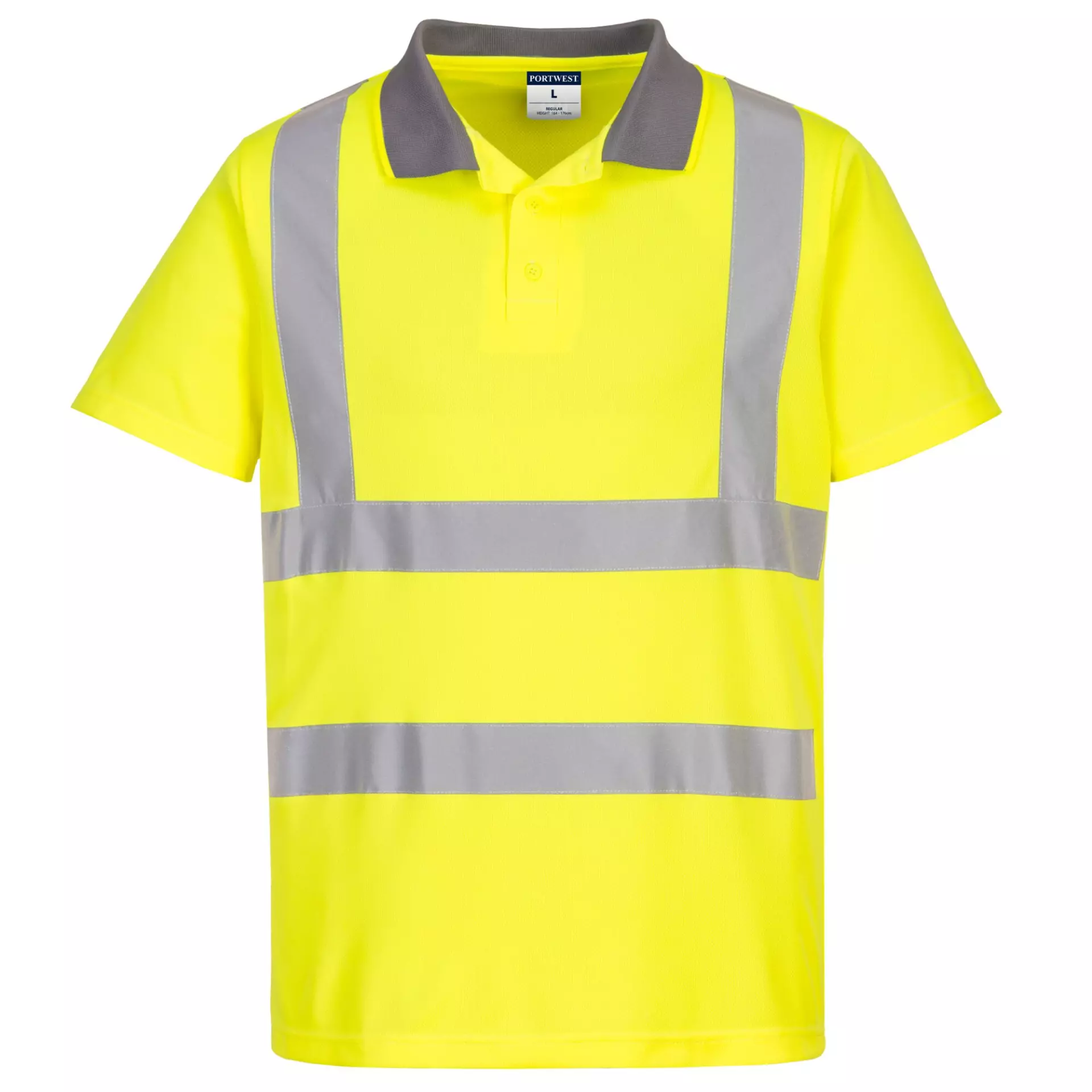 Portwest EC10YER, Eco Warnschutz-Poloshirt Kurzarm, Gelb, image 1