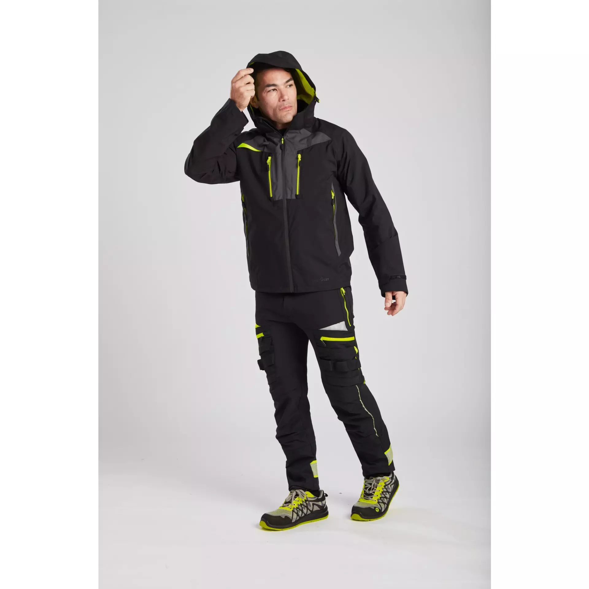 Portwest DX463BKR, DX4 Rain Jacket, Black, image 8