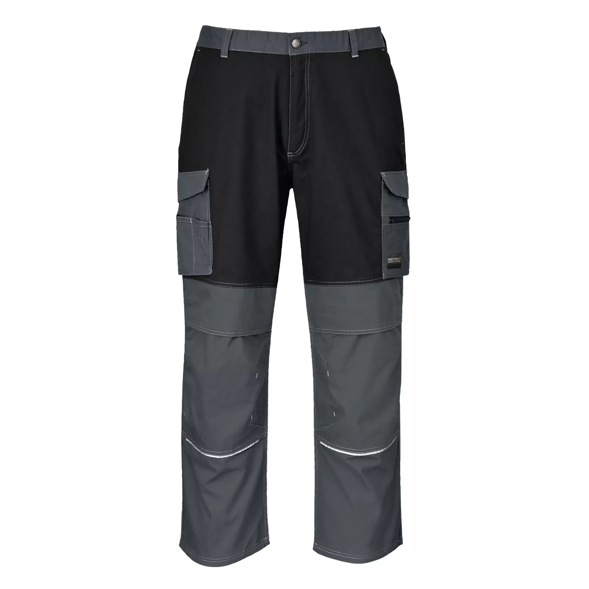 Portwest KS13ZBR, Granite Trousers, Zoom Grey/Black, image 1