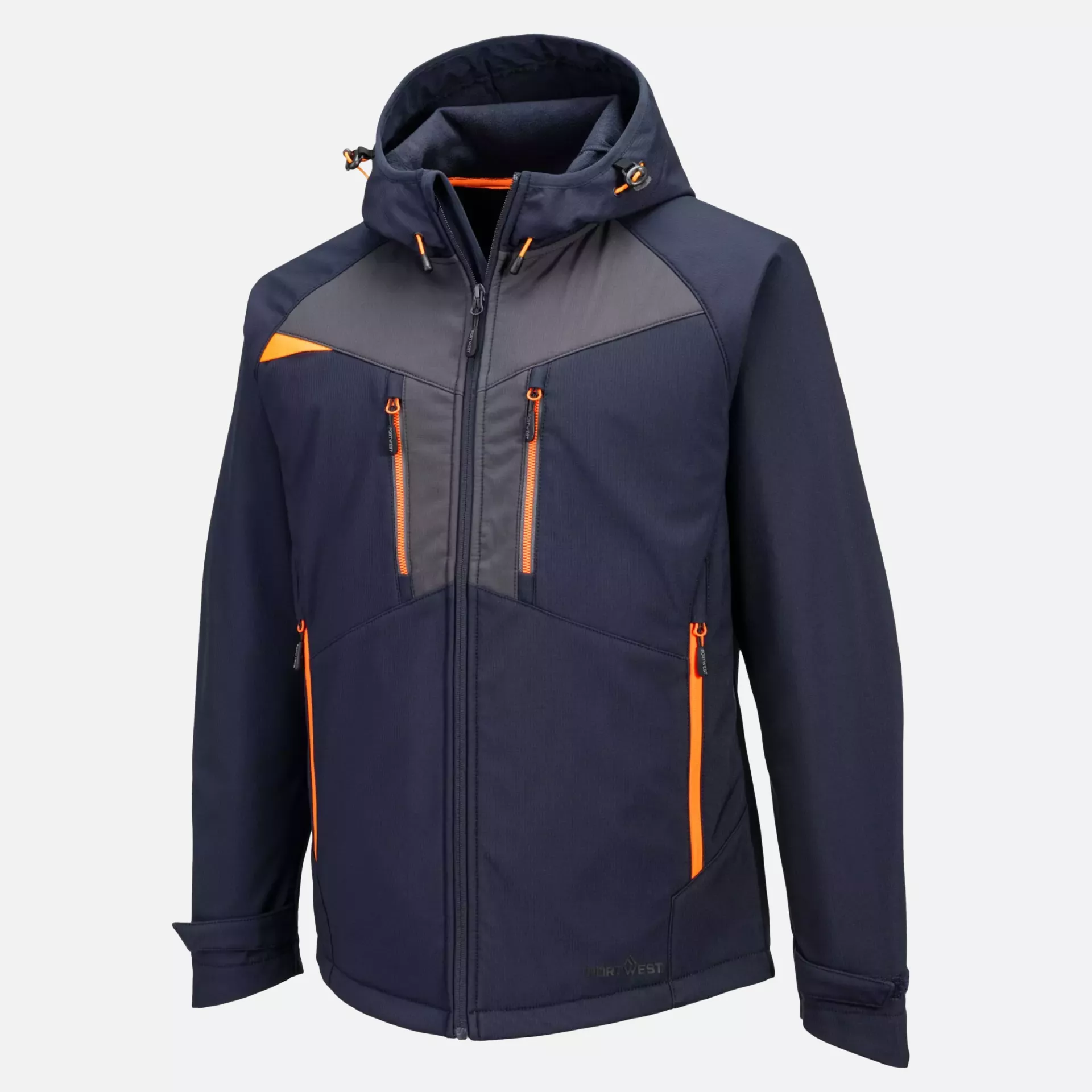Portwest DX474DNR, DX4 Softshelljacke mit Kapuze (3L), Dunkelmarine, image 4