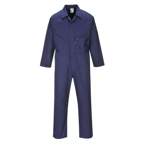 Portwest Liverpool Zip Coverall, Navy Tall