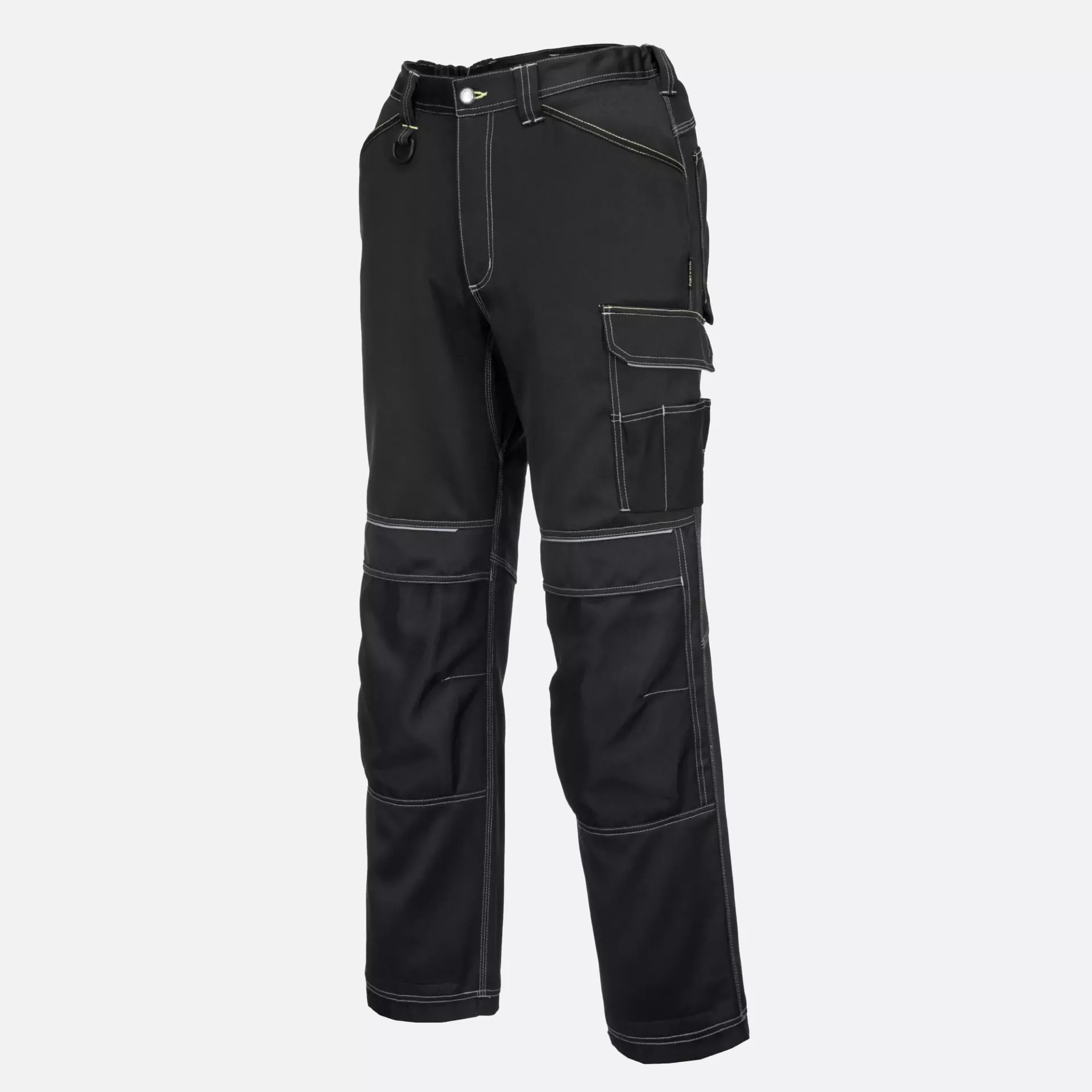 Portwest T601BKS, PW3 Work Trousers, Black Short, image 3
