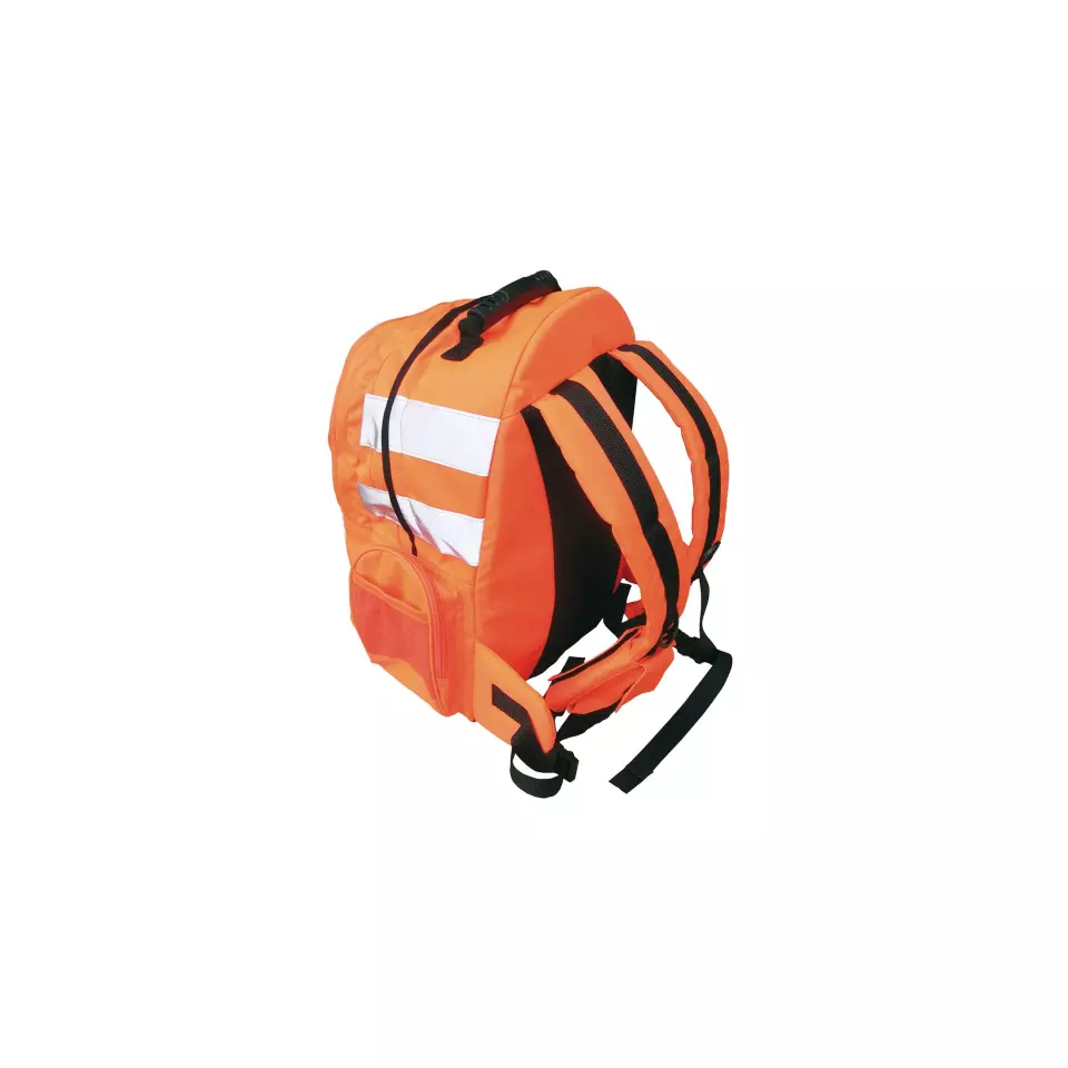 Portwest B904ORR, Quick Release Hi-Vis Rucksack, Orange, image 2, gallery thumbnail