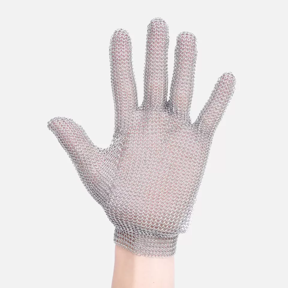 Portwest AC01SIR, Chainmail Glove, Silver, image 2, gallery thumbnail