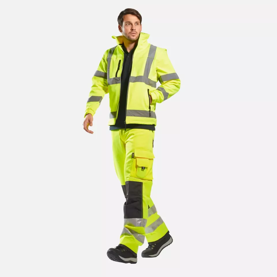 Portwest S428ORR, Hi-Vis 2-in-1 Softshell (3L), Orange, image 2, gallery thumbnail