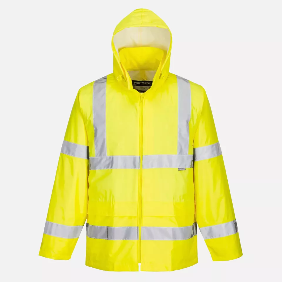 Portwest H440YER, Hi-Vis Rain Jacket, Yellow, image 1, gallery thumbnail