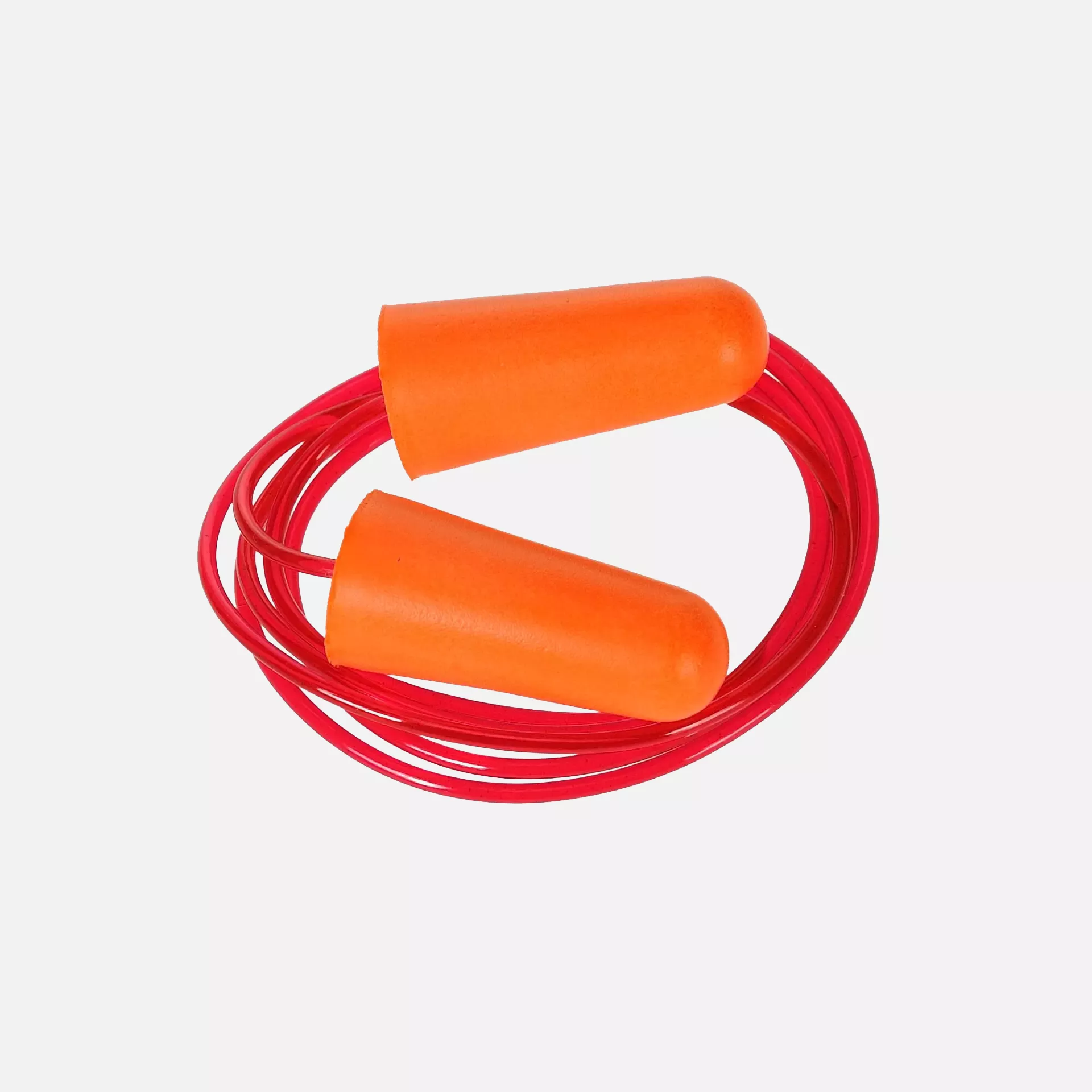 Portwest EP08ORR, Corded PU Foam Ear Plugs, Orange, image 1