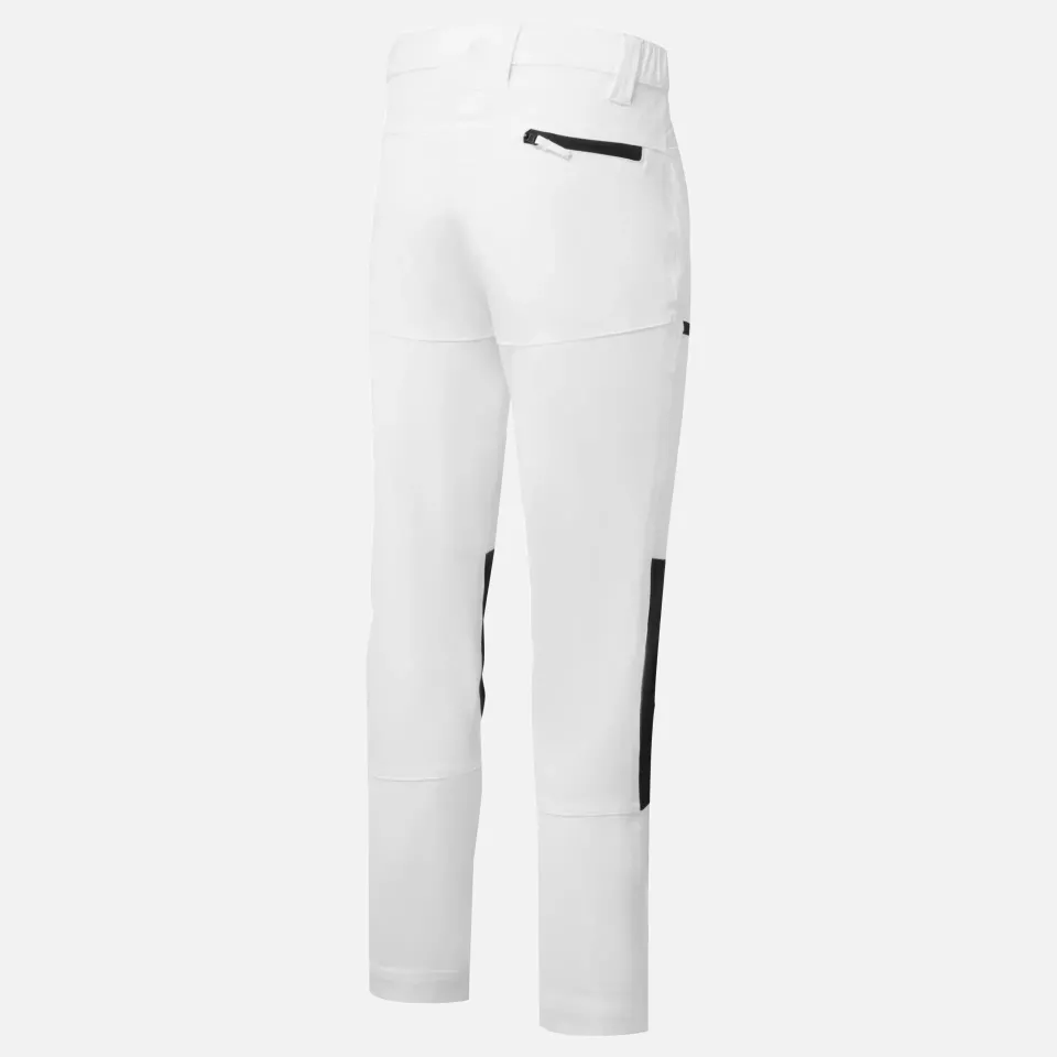 Portwest CD886WHR, WX2 Eco Stretch Work Trousers, White, image 3, gallery thumbnail