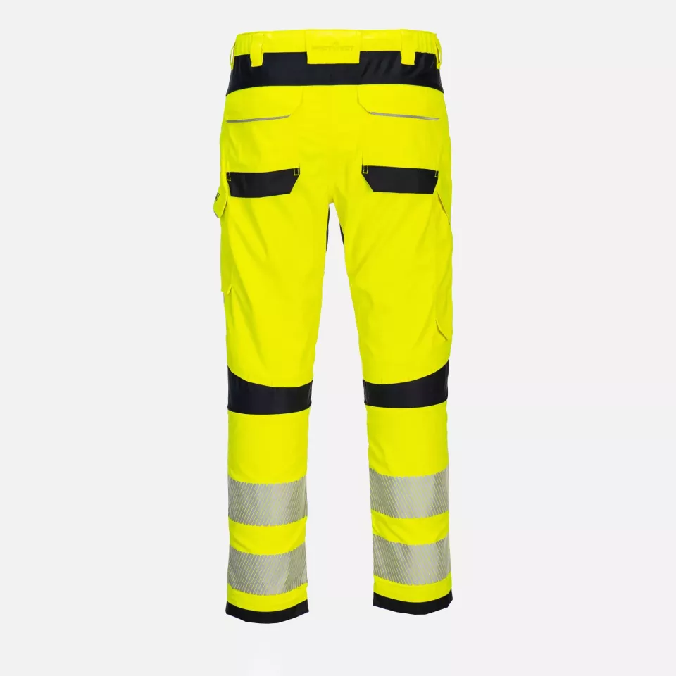 Portwest FR406YBR, PW3 FR Modaflame Hi-Vis Arbeitshose, Gelb/Schwarz, image 2, gallery thumbnail