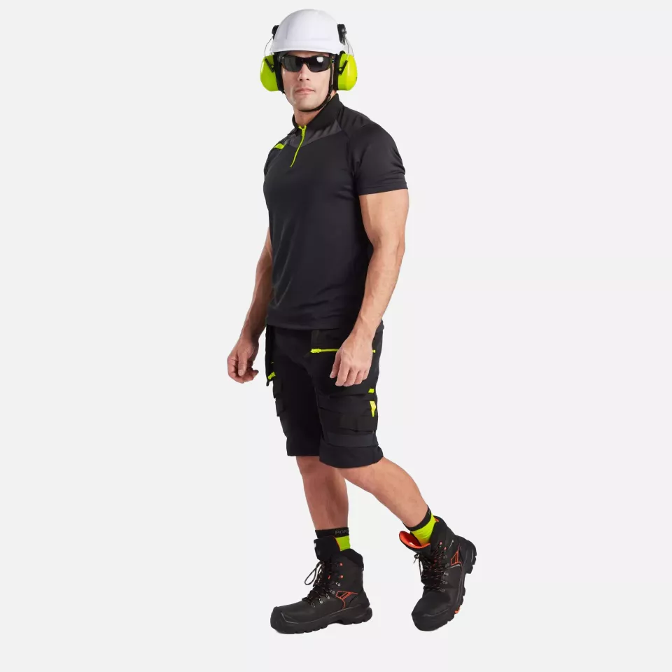 Portwest DX410BKR, DX4 Kurzarm-Poloshirt, Schwarz, image 7, gallery thumbnail
