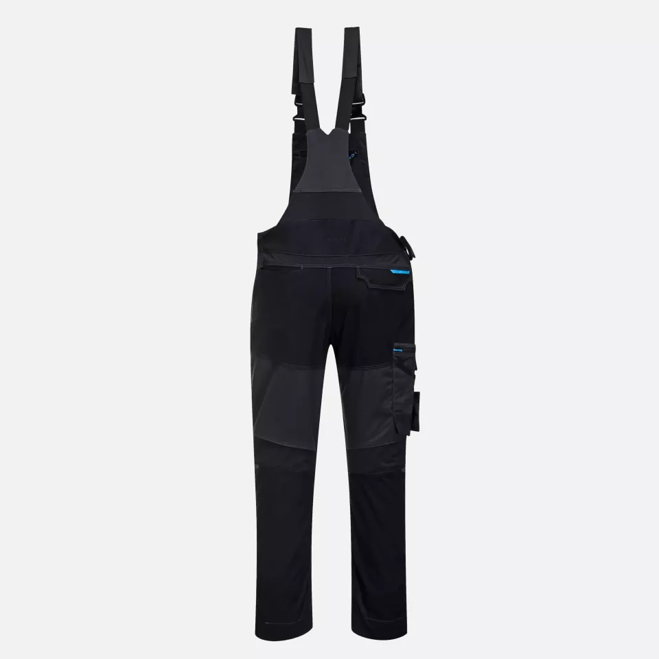 Portwest T704MGR, WX3 Bib and Brace, Metal Grey, image 2, gallery thumbnail