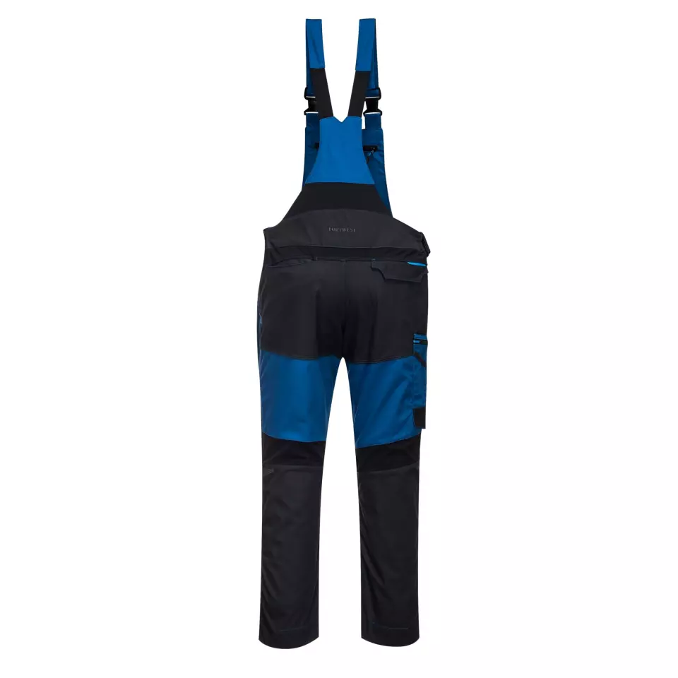 Portwest T704PBR, WX3 Bib and Brace, Persian Blue, image 2, gallery thumbnail