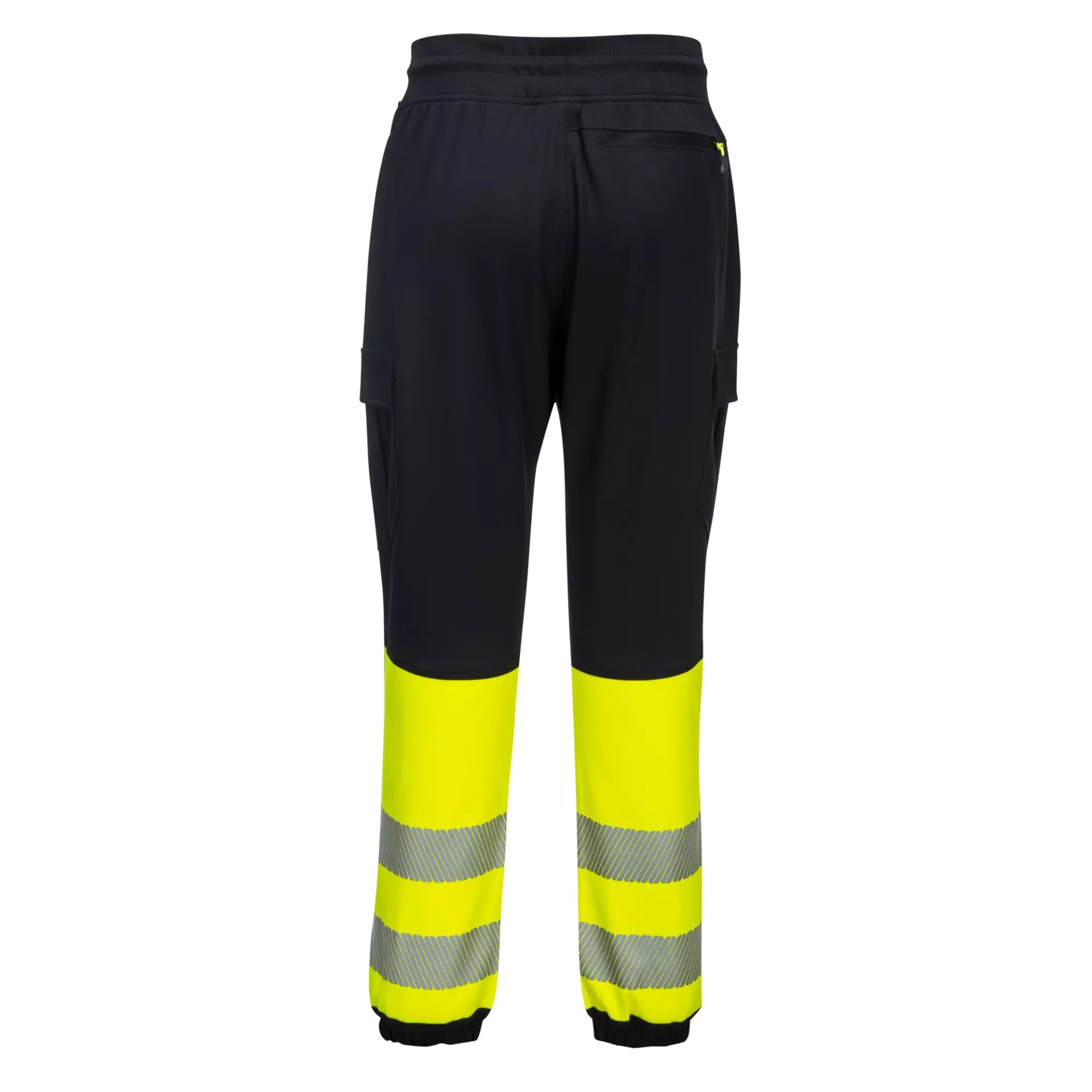 Portwest KX341KYR, PW3 Hi-Vis Flexi Class 1 Jogger, Black/Yellow, image 2