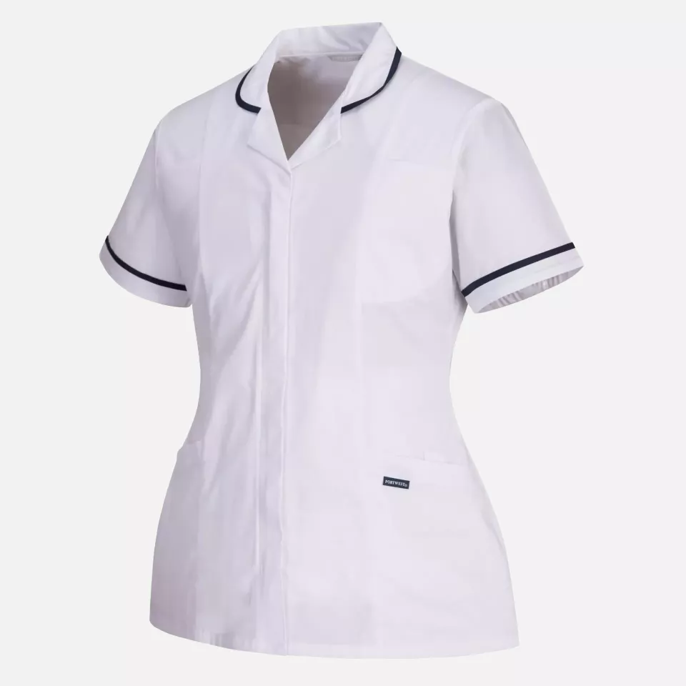 Portwest LW17WHR, Women's Stretch Tunic, White, image 4, gallery thumbnail