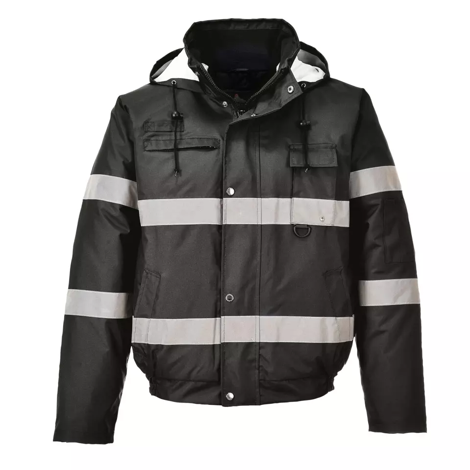 Portwest S434BKR, Iona Winter Bomber Jacket, Black