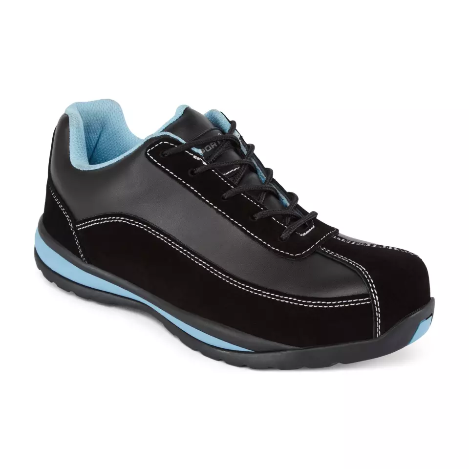 Portwest FW39BKR, Steelite Women's Safety Trainer S1P HRO, Black, image 3, gallery thumbnail