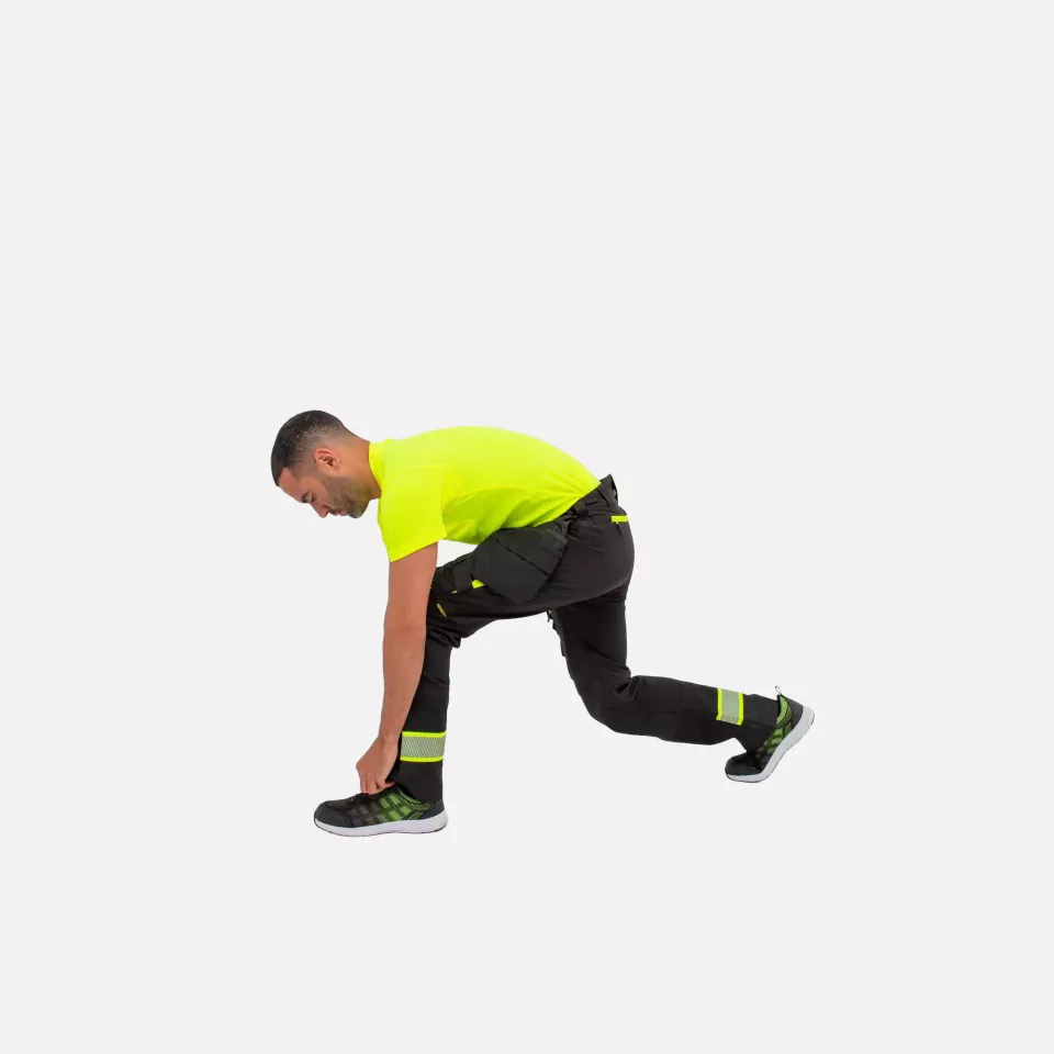 Portwest DX440BKR, DX4 Detachable Holster Pocket Trousers, Black, image 5, gallery thumbnail