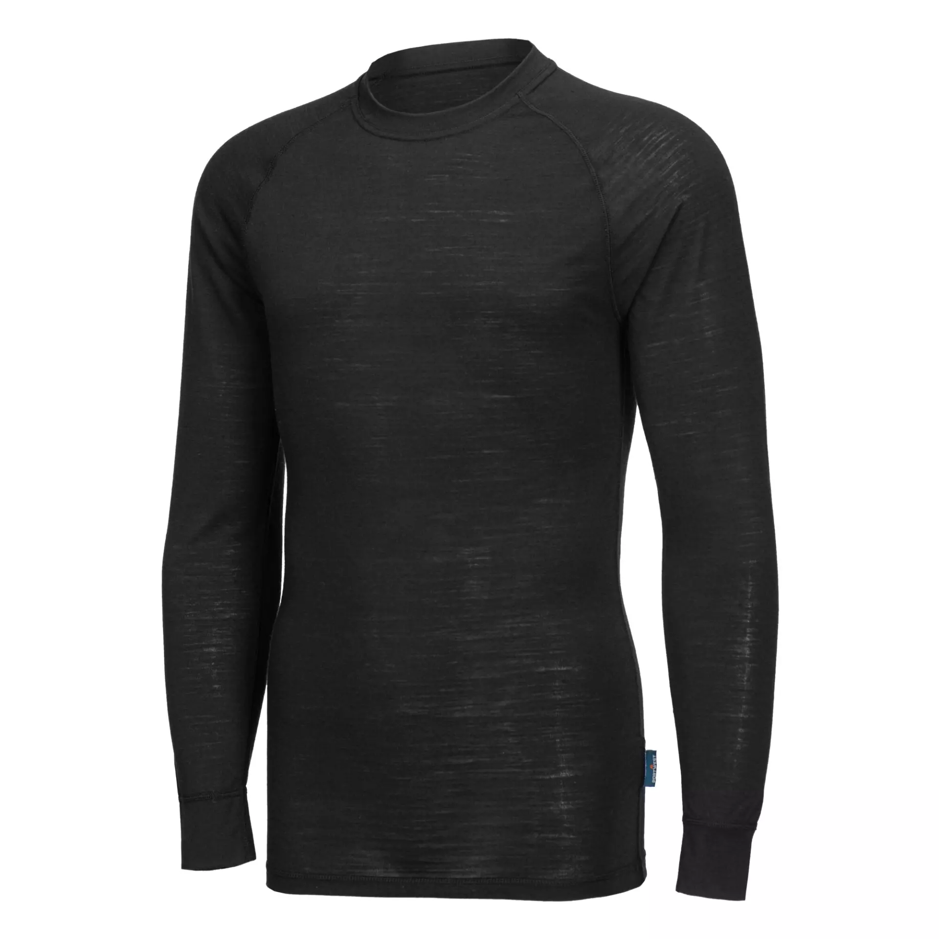 Portwest B183BKR, Merino Wool Crewneck Baselayer Top, Black, image 2
