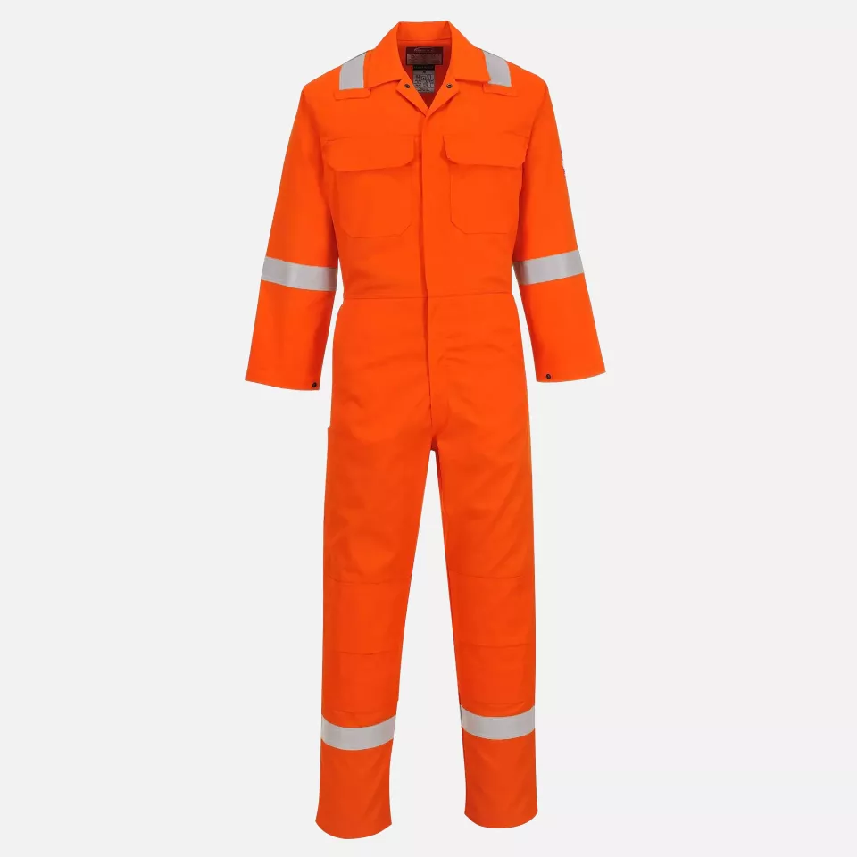 Portwest BZ506ORR, Bizweld Classic FR Overall, Orange, image 1, gallery thumbnail