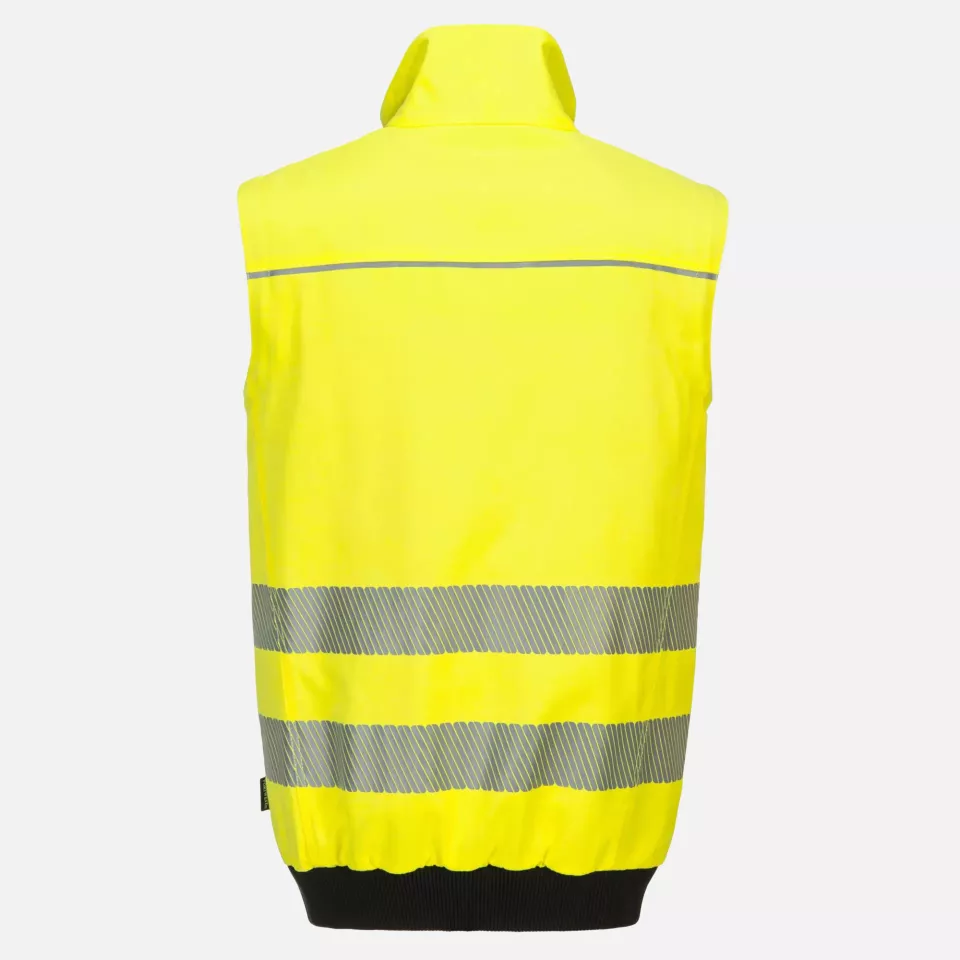 Portwest PW302YBR, PW3 Hi-Vis 3-in-1 Pilot Jacket, Yellow/Black, image 7, gallery thumbnail